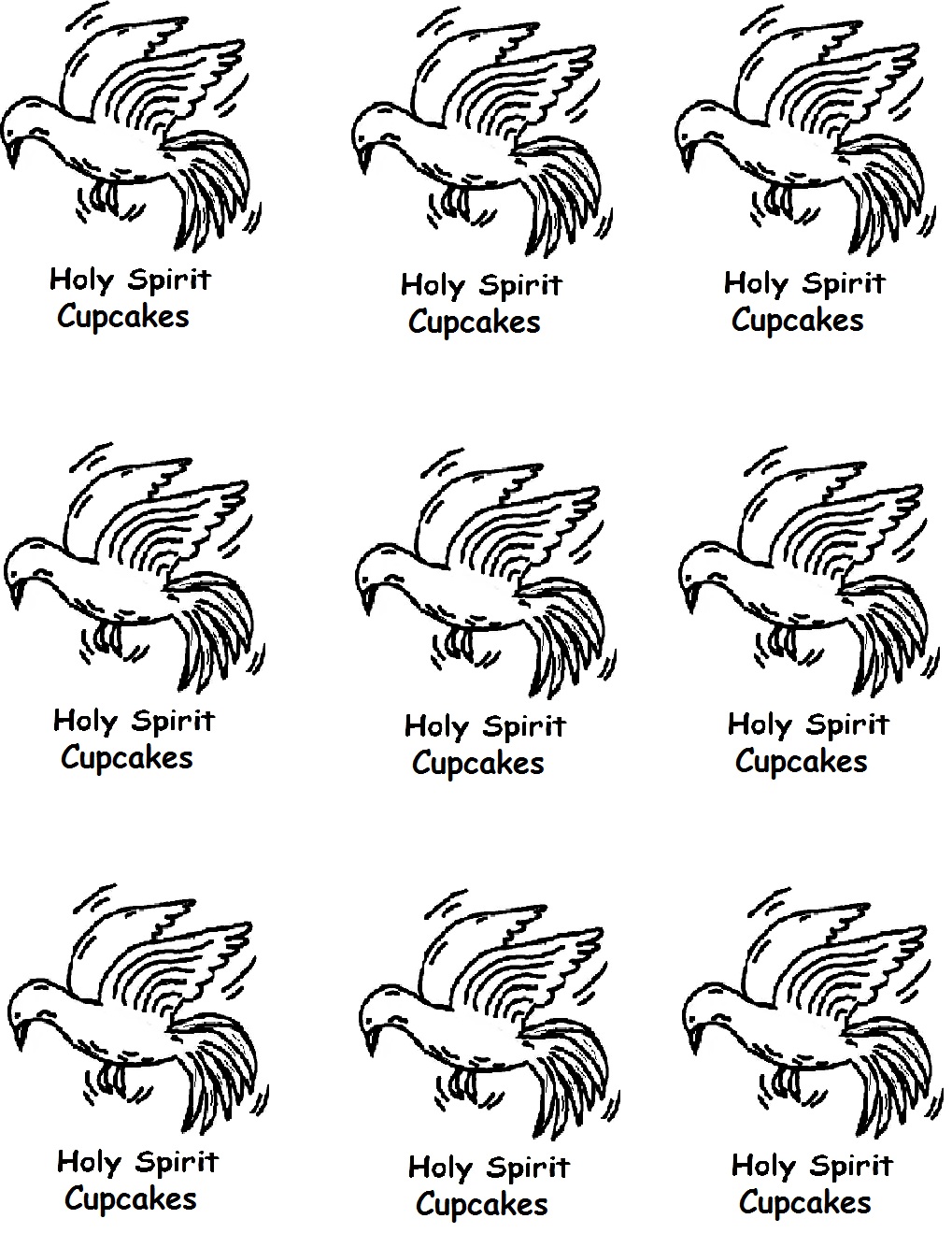 Church House Collection Blog Holy Spirit Cucpakes Bible Cupcakes 